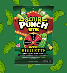 Sour Punch Bites Pickle Roulette 142g