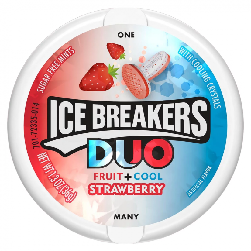 Ice Breakers Duo Jahoda 36g USA