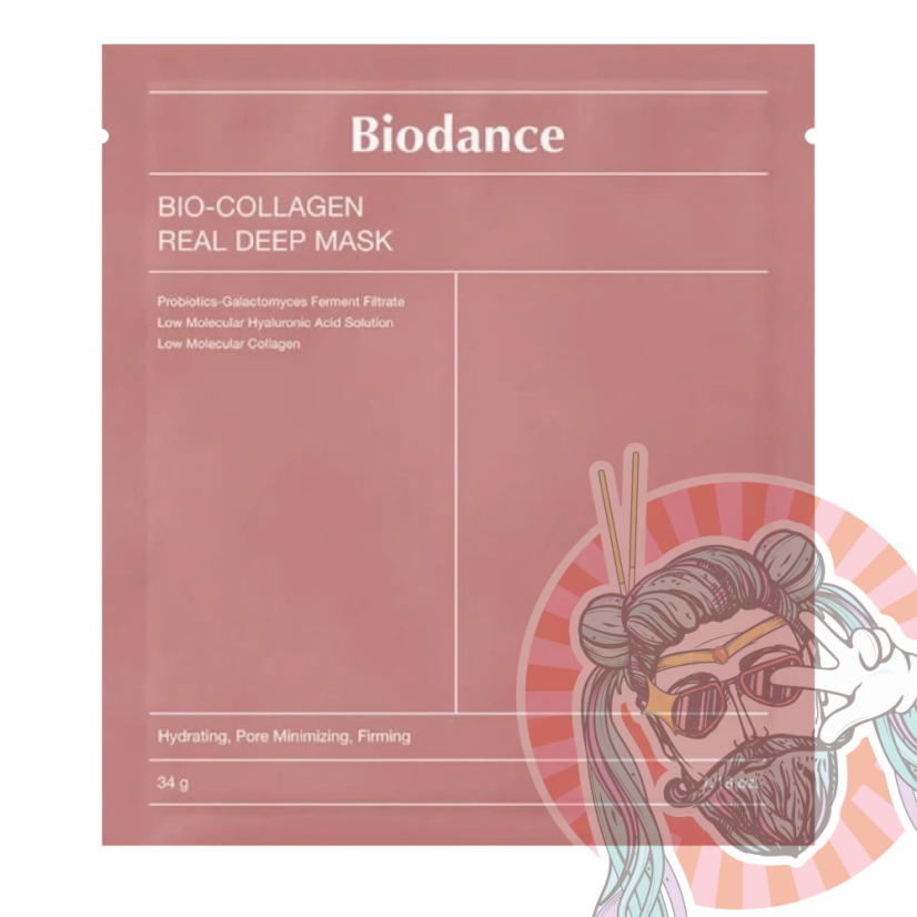 Biodance - Bio-Collagen Real Deep Mask - Spevňujúca plátienková maska s kolagénom - 1 ks / 34 g