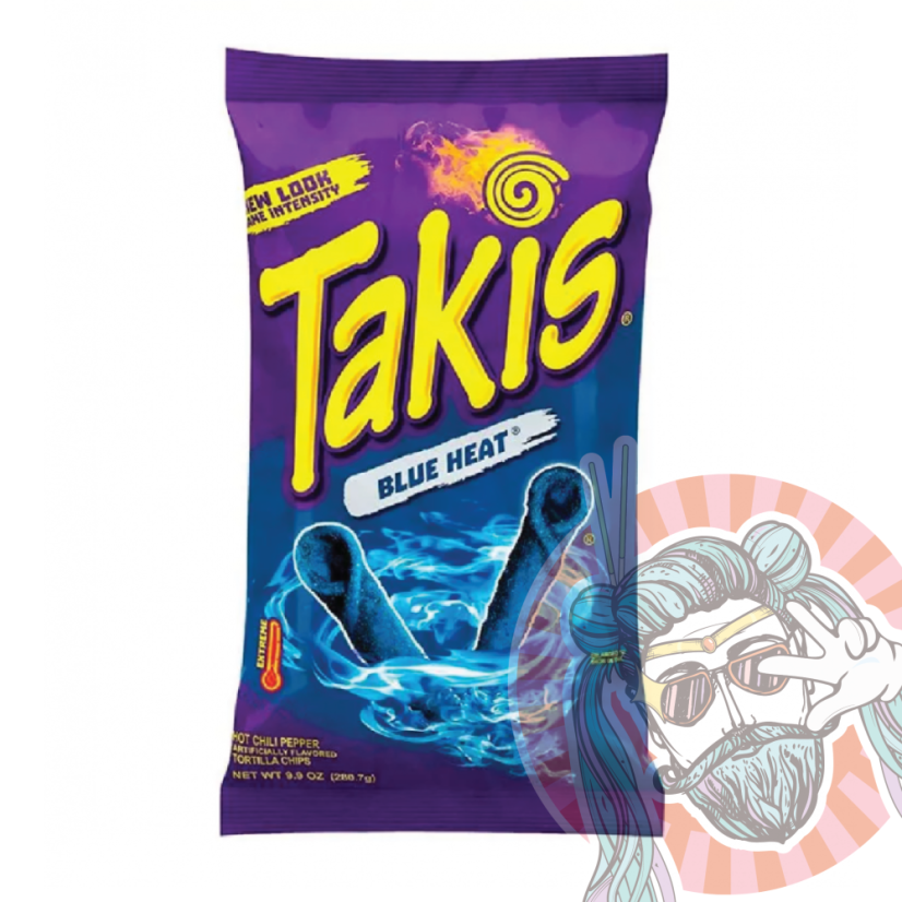 Takis Blue Heat Hot Chilli Tortilla Chips 90g
