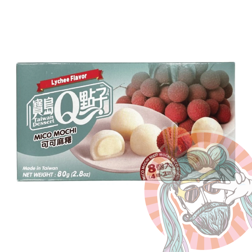 Mochi Ryžové Koláčiky s Príchuťou Liči 80g
