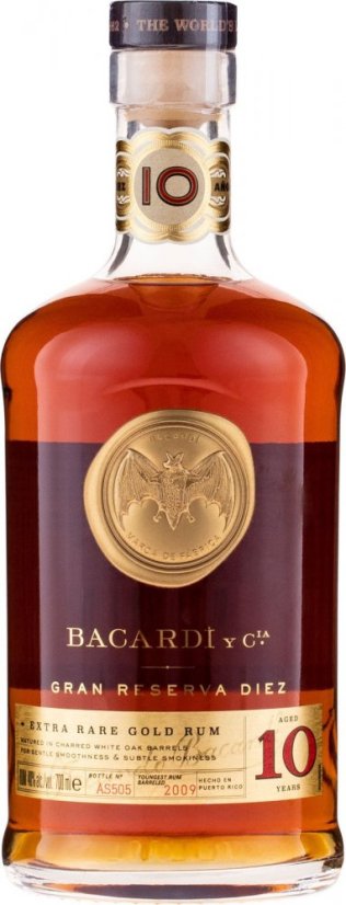Bacardi Gran Reserva Diez 10 ročný