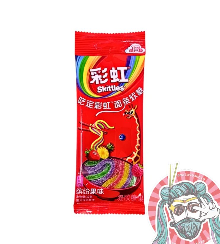Skittles Noodle Gummy Ovocné Nudle 32g
