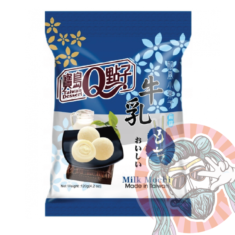 MOCHI MLIEČNE INDIVIDUÁLNE BALENÉ 120G