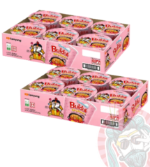 2 Kartóny Samyang Buldak Kuracie Rezance v Kelímku Carbonara  (12x80g) 960g KOR