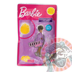 Barbie Lízatko s Pukajúcimi Cukríkmi Citrón 15g