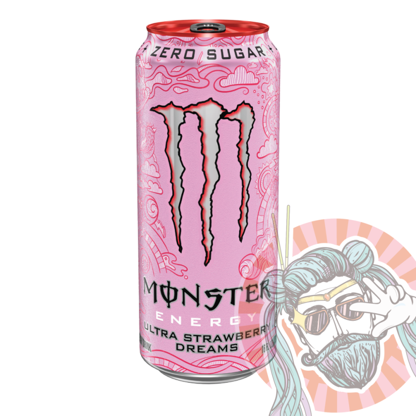 Monster Energy Drink Ultra Strawberry Dreams Zero 500ml