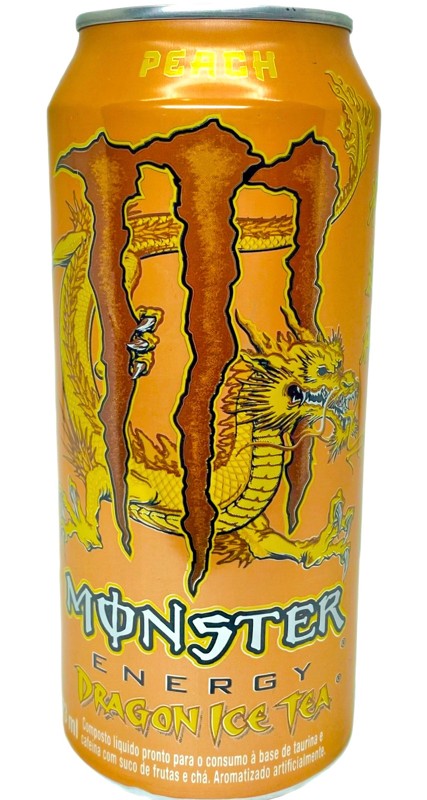 Monster Dragon energetický čajový nápoj s príchuťou broskyne 473 ml BRA