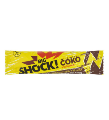 Big Shock Energetická Tyčinka s Kofeinom Čokoláda 55g