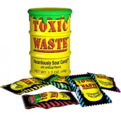 Toxic Waste YELLOW Kyslé Cukríky 42g