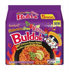 5 Pack Rezance Samyang Buldak Habanero Lime Chicken Ramen 135g KOR [4+1 ZDARMA]