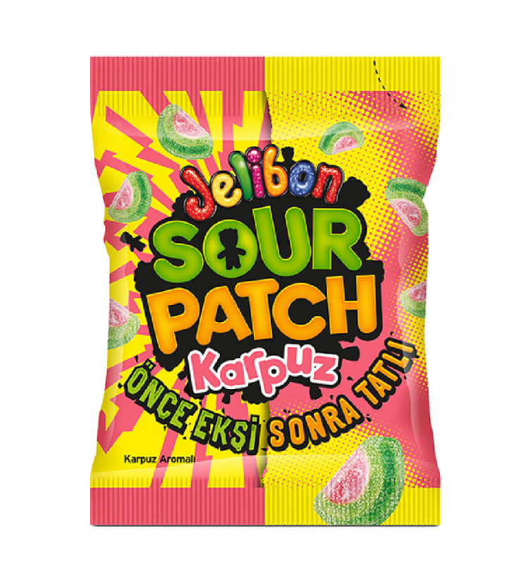 Sour Patch Kids Watermelon 80g TUR Sour Patch Kids Watermelon 80g TUR