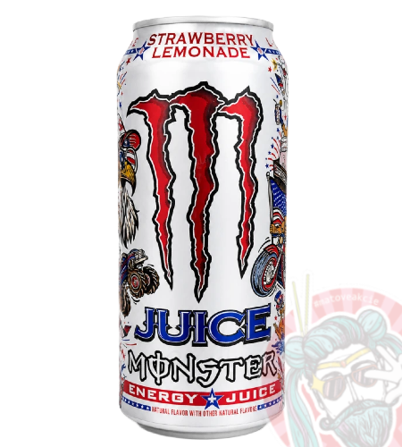 Monster Energy Drink Juice Strawberry Lemonade 473ml USA