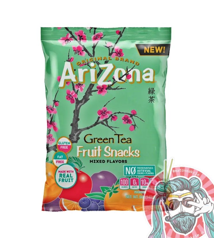 Arizona Fruit Snack Green Tea 142g USA